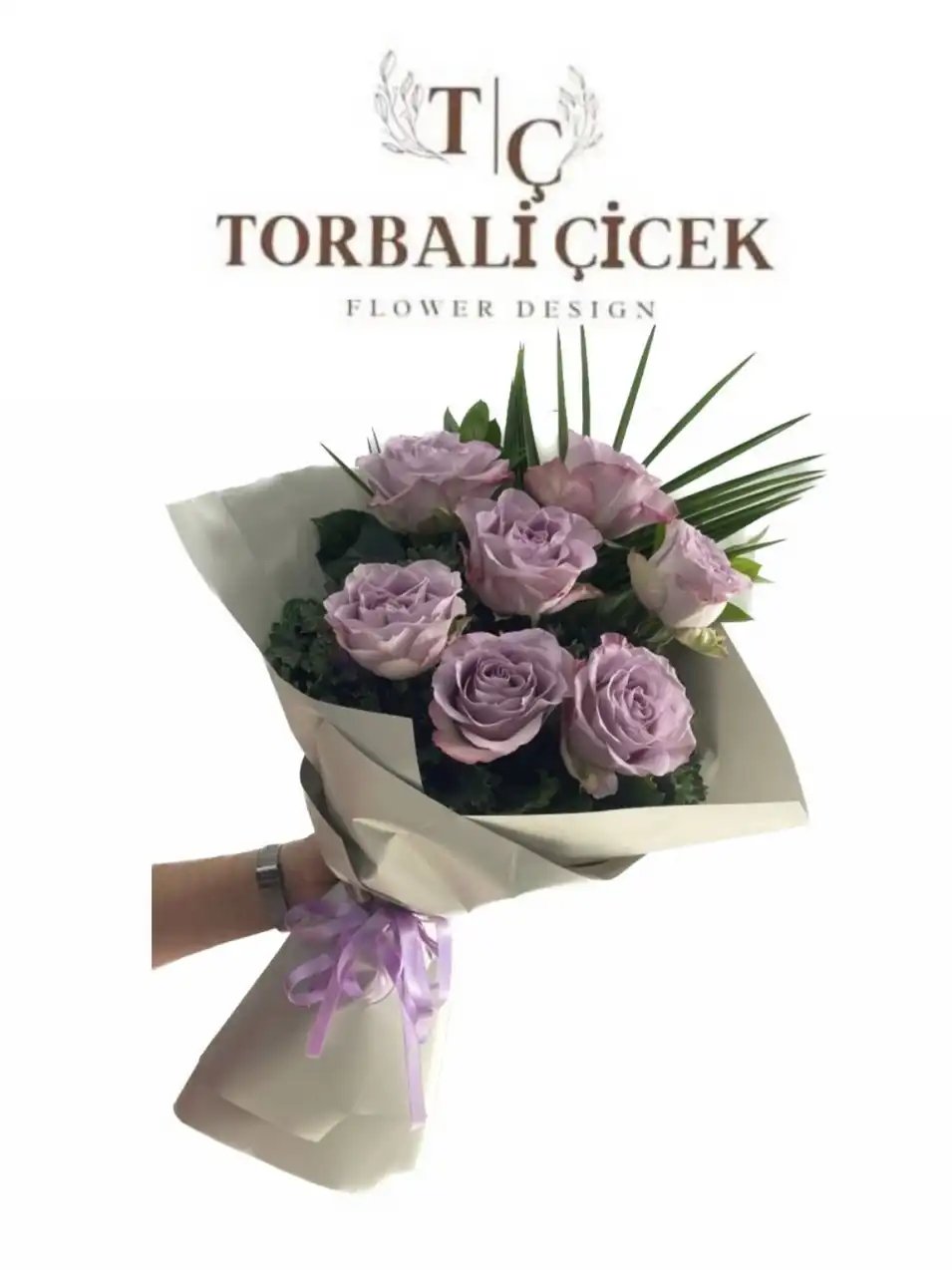 7 LİLA GÜL İTHAL BUKET
